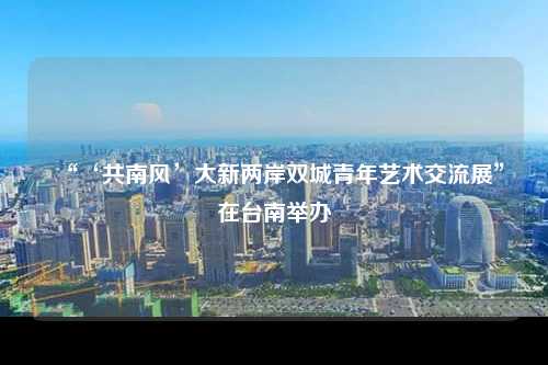 “‘共南风’大新两岸双城青年艺术交流展”在台南举办